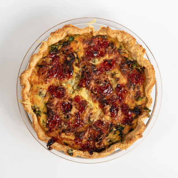 Spicy Fresno Chili & Pulled Pork Quiche
