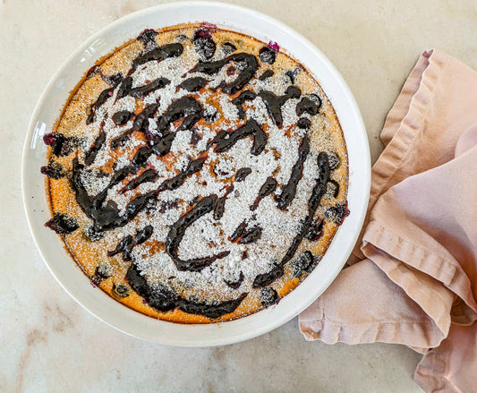 Black & Blue Clafoutis