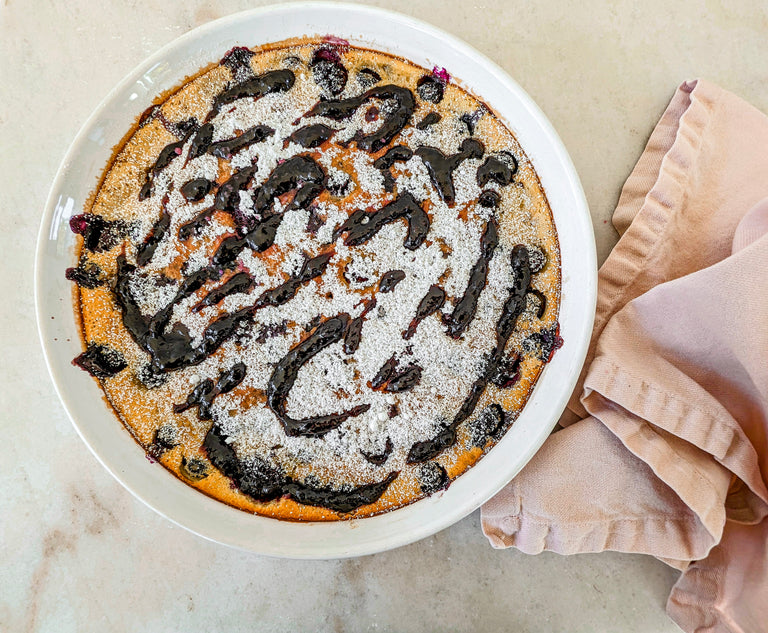 Black & Blue Clafoutis