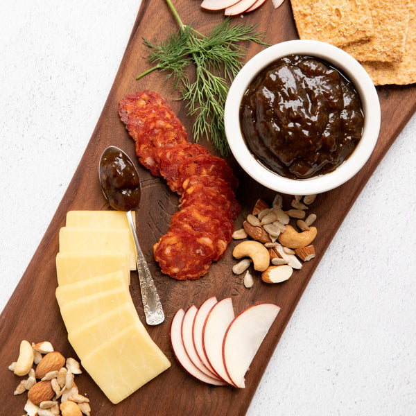 Cheese Board with Maple Onion Jam