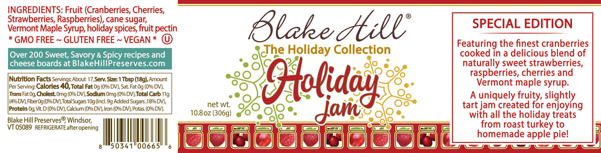 Blake Hill Holiday Jam 10.8oz