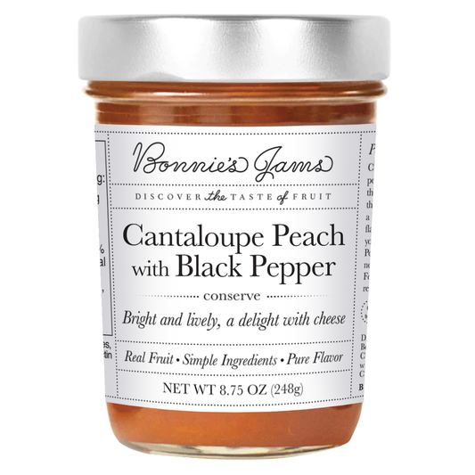 Cantaloupe Peach with Black Pepper