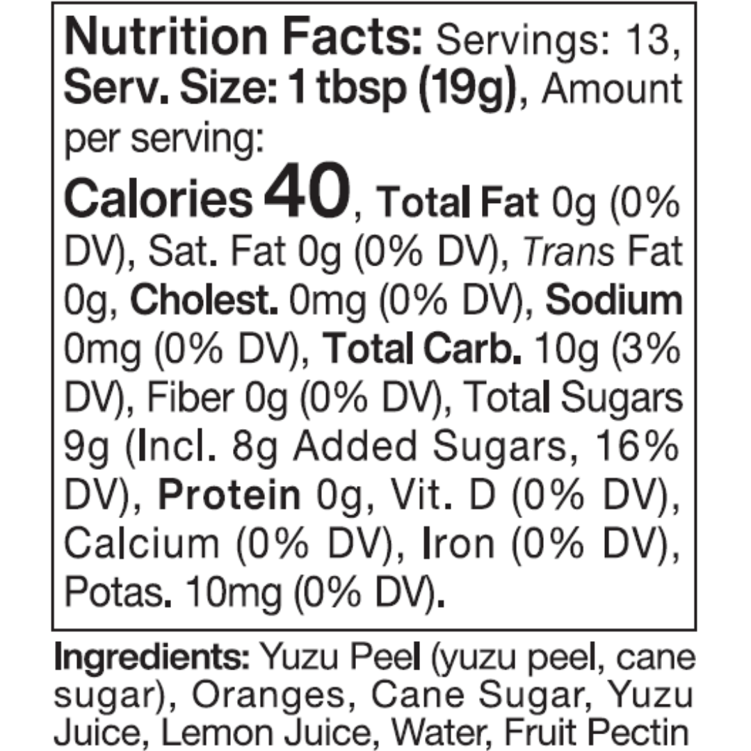 【New】Yuzu Orange Spread