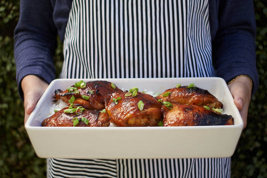 Tangy Red Pepper Glazed Chicken