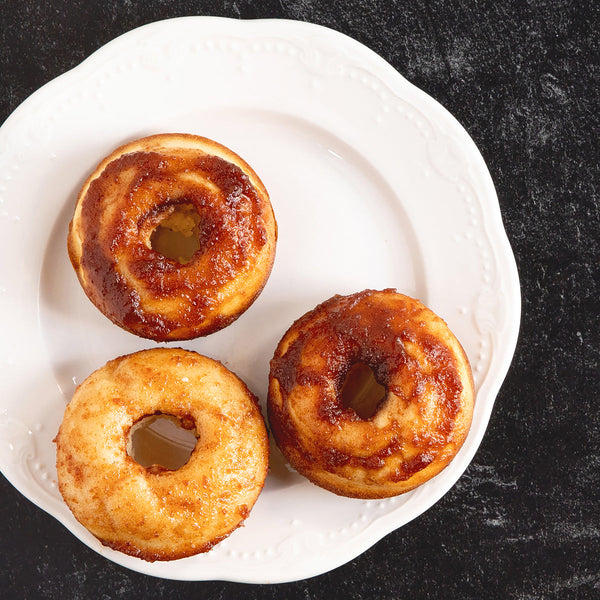 Gluten-Free Doughnuts with Apple Maple Glaze