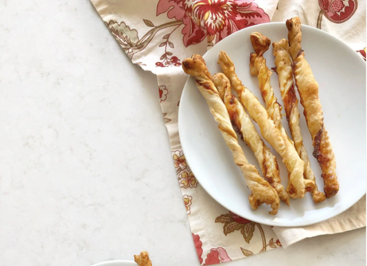 Puff Pastry Jam Sticks