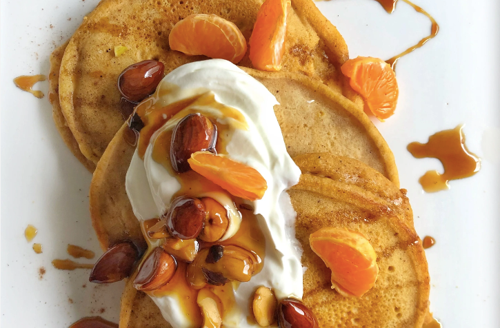 Pumpkin spice pancakes