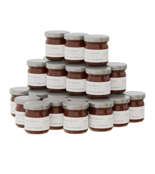 Cranberry Cherry Cabernet - Mini Jam- Set of 30