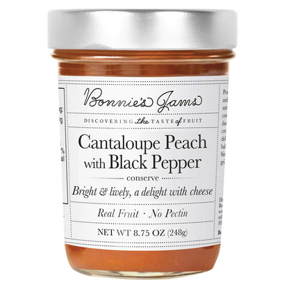 Cantaloupe Peach with Black Pepper